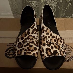 1. State Celvin d'Orsay Calf Hair Leopard Print Flats, never worn!!!